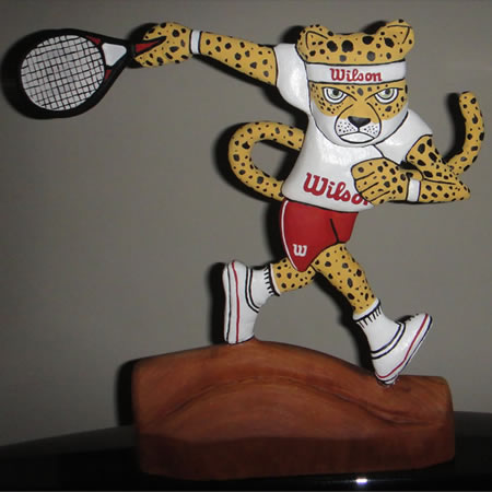 Entalhe em madeira - Miniatura Wilson